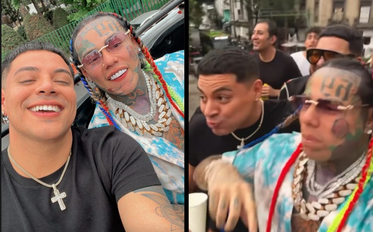 Eduin Caz y Tekashi 6ix9ine se comen una tarántula | ESPECIAL
