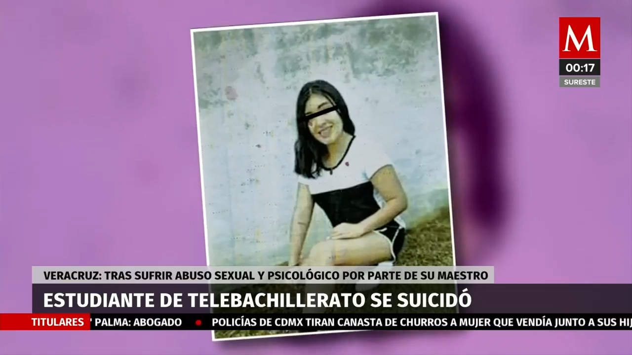 Estudiante de telebachillerato se suicida por abuso de maestro en Veracruz