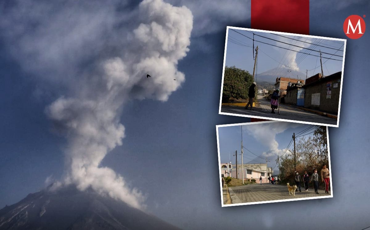 Habitantes cercanos al Popocatépetl | Andrés Lobato | Diseño Milenio