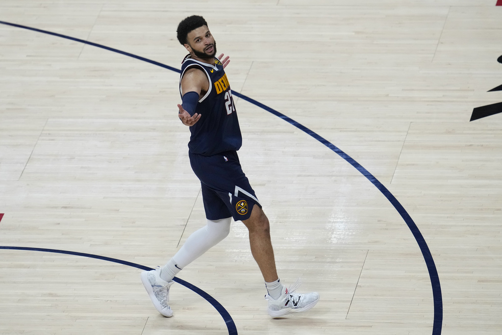 Jamal Murray, de los Nuggets de Denver, celebra un enceste en el segundo partido de la final del Oeste | AP