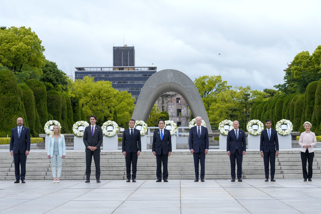 Líderes que asisten a la cumbre del G7  | AP