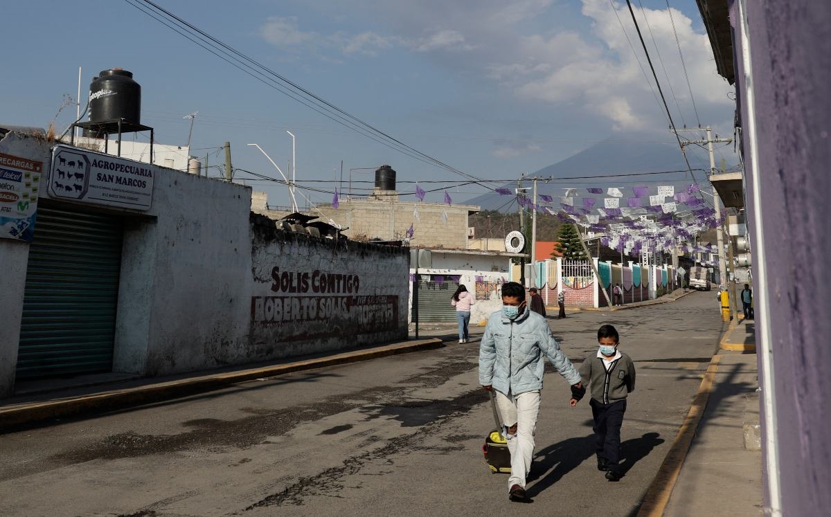 Volcán Popocatépetl, clases a distancia | Agencia Enfoque