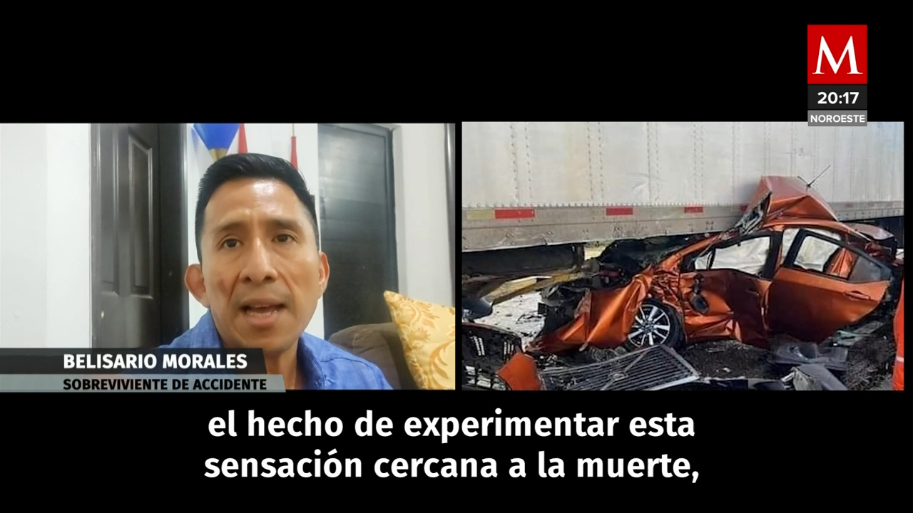 Un conductor de auto vio su vida pasar frente a sus ojos tras grave accidente