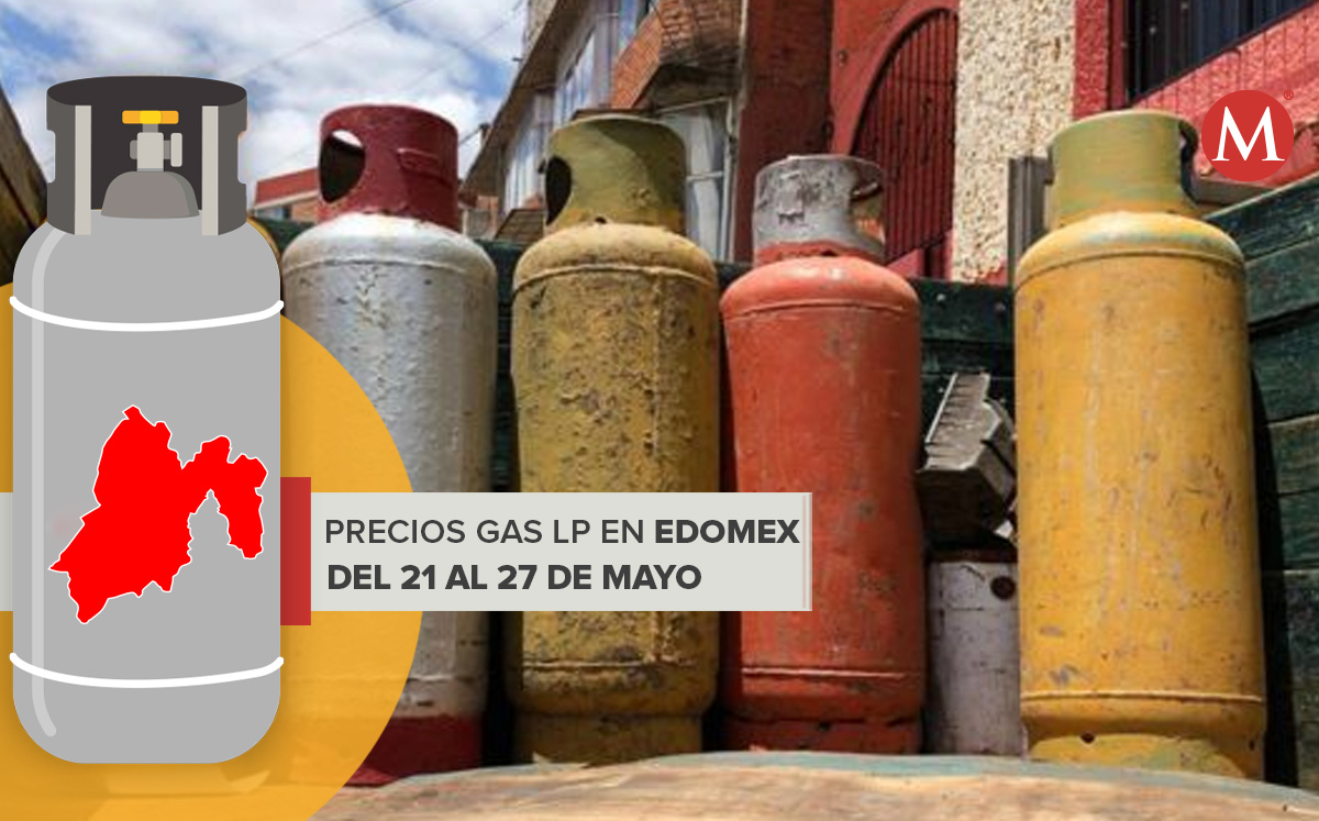 Esto costará el gas LP en Edomex del 21 al 27 de mayo. Especial