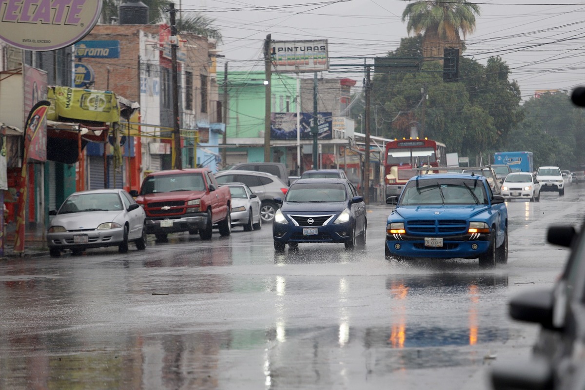 Lluvias registradas este sábado. (Rolando Riestra)