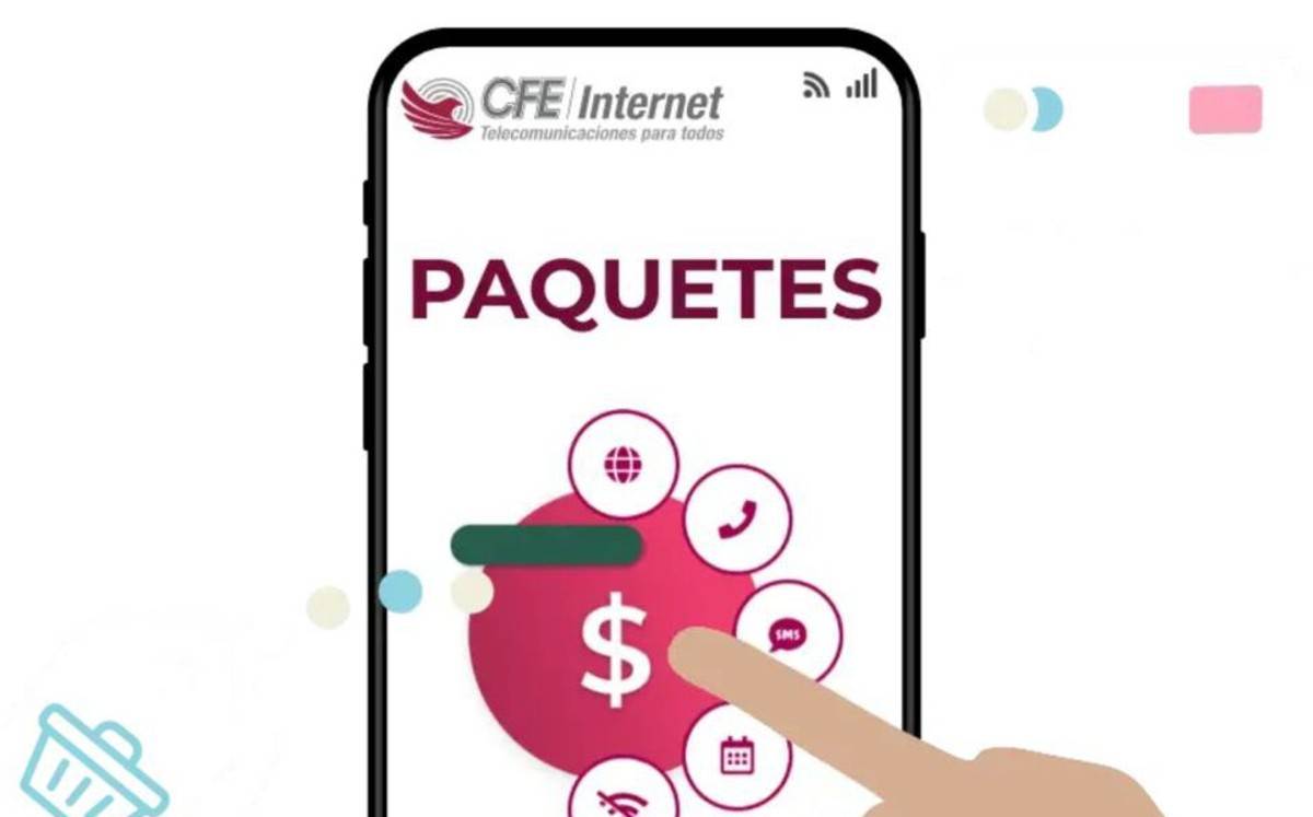 CFE Internet ofrece planes de prepago para todos los bolsillos. Foto: (Especial).