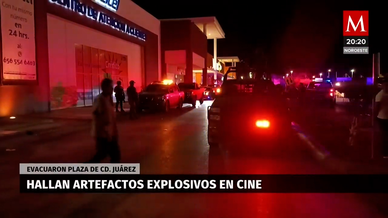 En un cine de Ciudad Juárez explota una bomba molotov