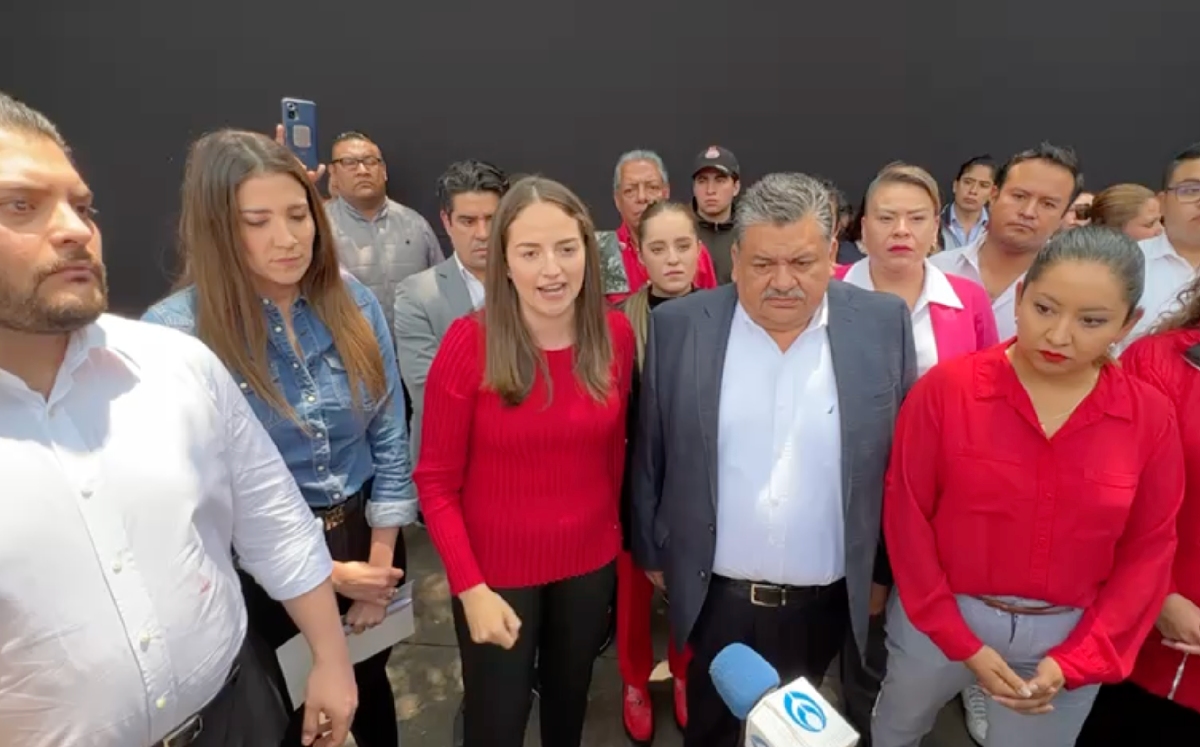 Los integrantes de ambos grupos políticos se enfrentaron en la capital. | Especial