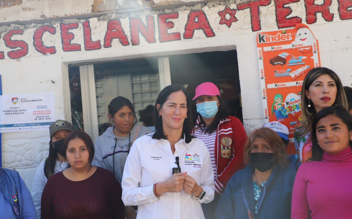 Lía Limón destaca que han abierto más de 1700 establecimientos en Álvaro Obregón. (Especial)