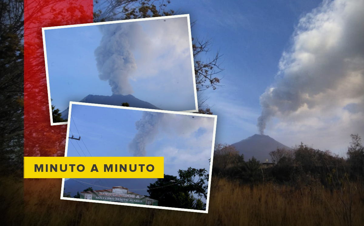 Popocatépetl  hoy 22 de mayo