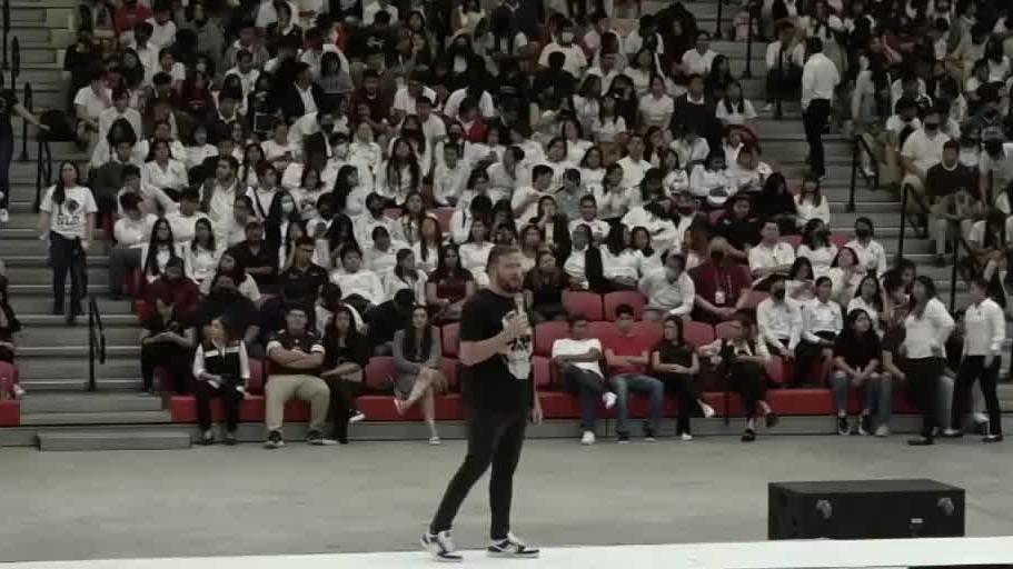 En Tamaulipas, celebran el Día del Estudiante con jóvenes de bachillerato y universidad
