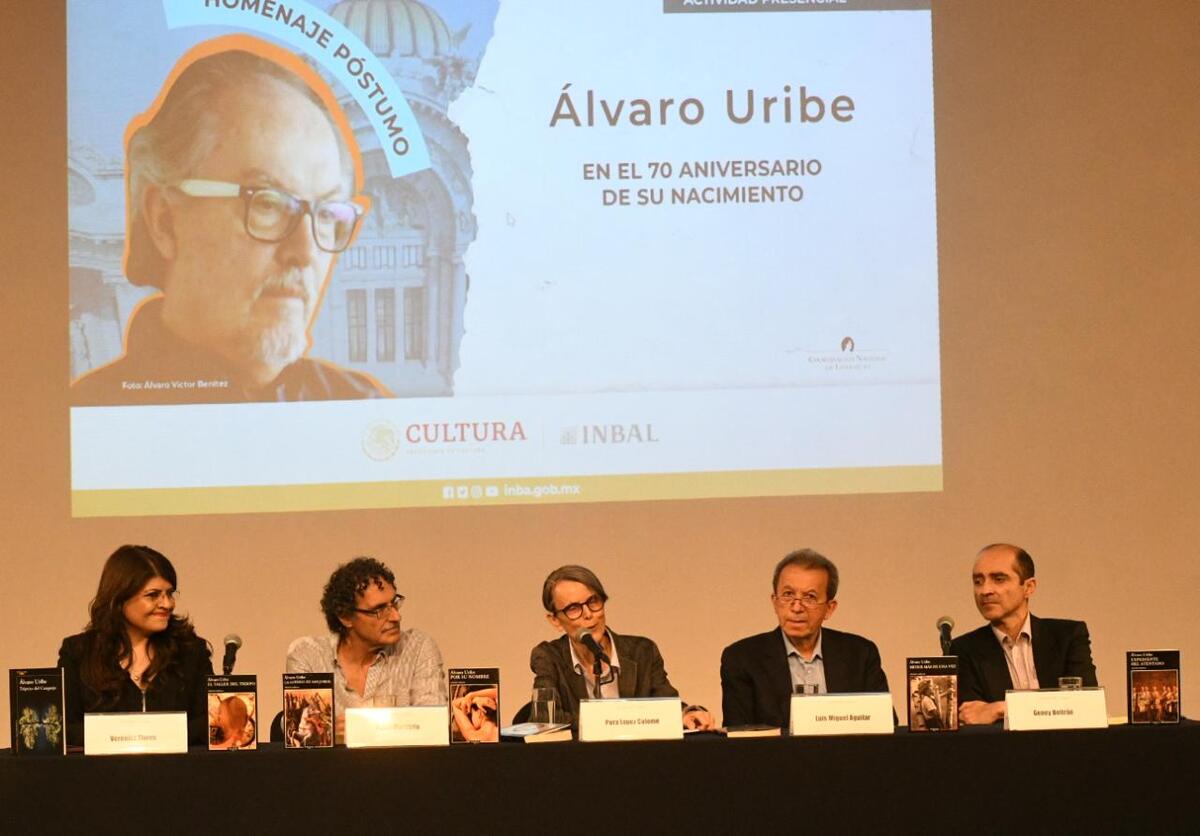 Verónica Flores, Pura López Colomé, Fabio Morábito, Luis Miguel Aguilar y Geney Beltrán. (Foto: Especial)