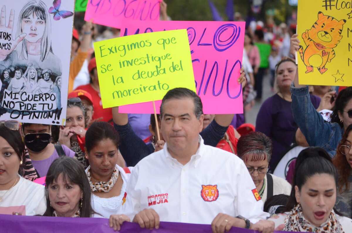 Berdeja participa en marcha de mujeres y afirma tendrán principales cargos en el gobierno. | Especial