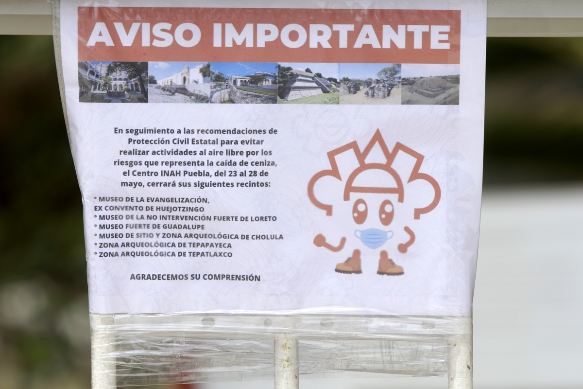 Cierran museos por alerta volcánica | Agencia Enfoque
