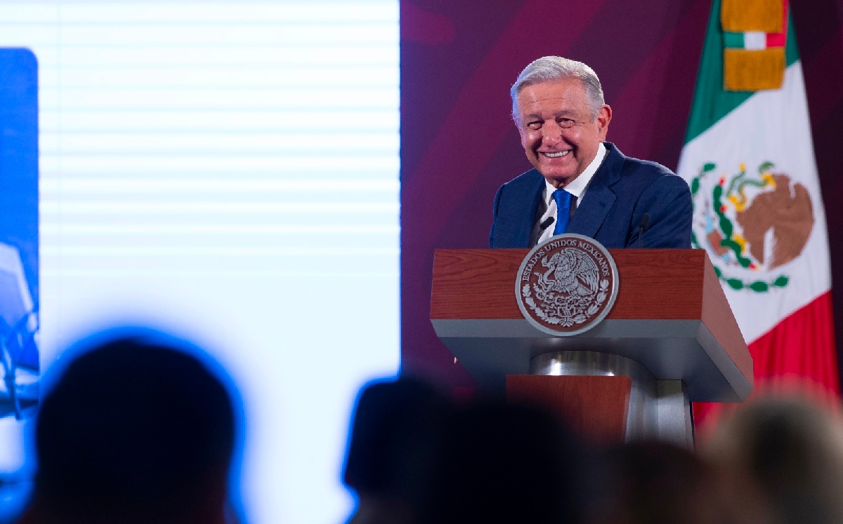 Conferencia del Presidente el 23 de mayo en Palacio Nacional. | Cortesía