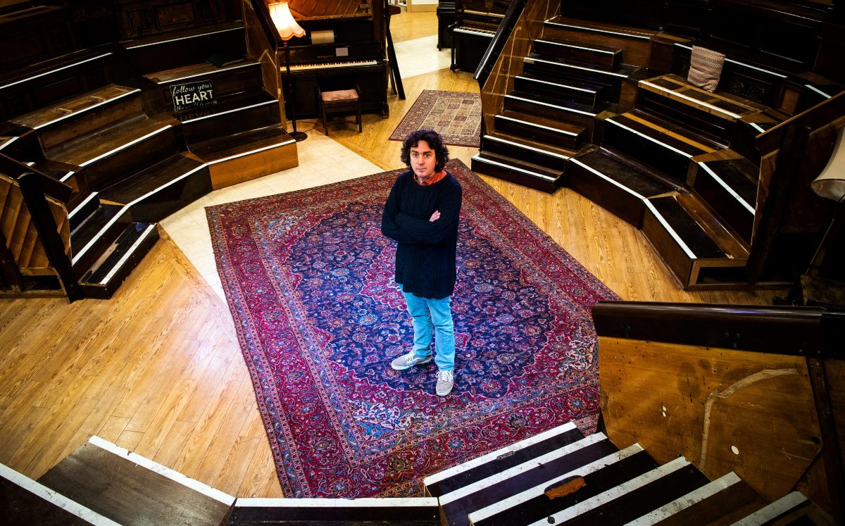 El proyecto se llama  Pianodrome. / AFP
