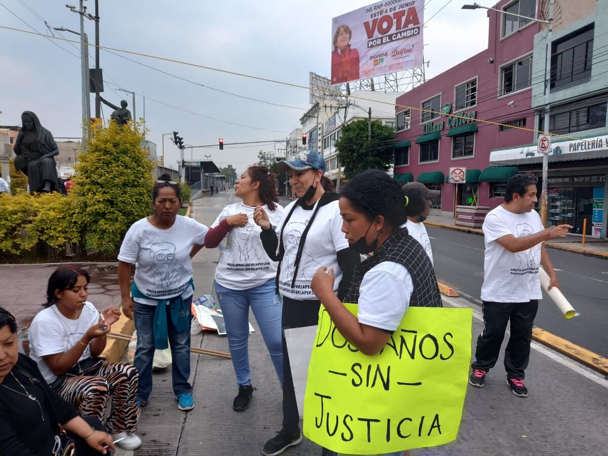 Los inconformes exigieron al Poder Judicial del Estado de México mantener la sentencia en contra de Roxana Ruíz. | Especial
