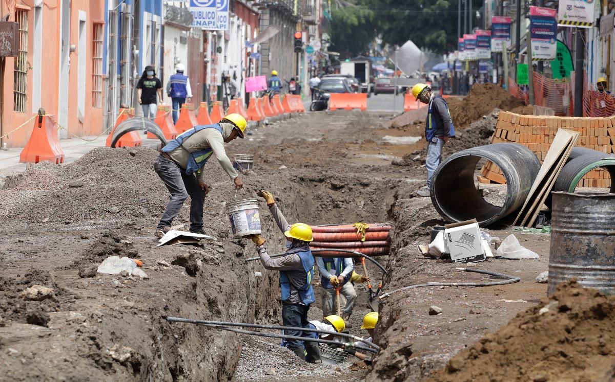 Obras en Centro Histórico de Puebla | Agencia Enfoque