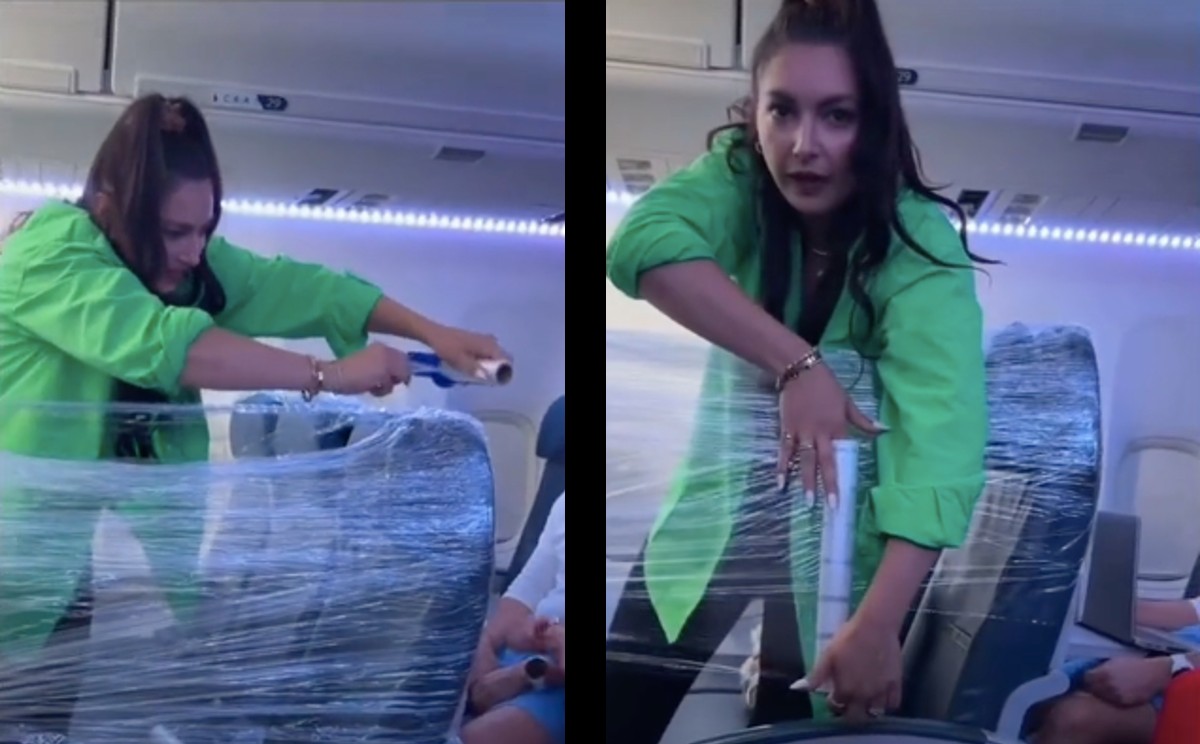 Pasajera de avión se aísla de tripulación. | ESPECIAL