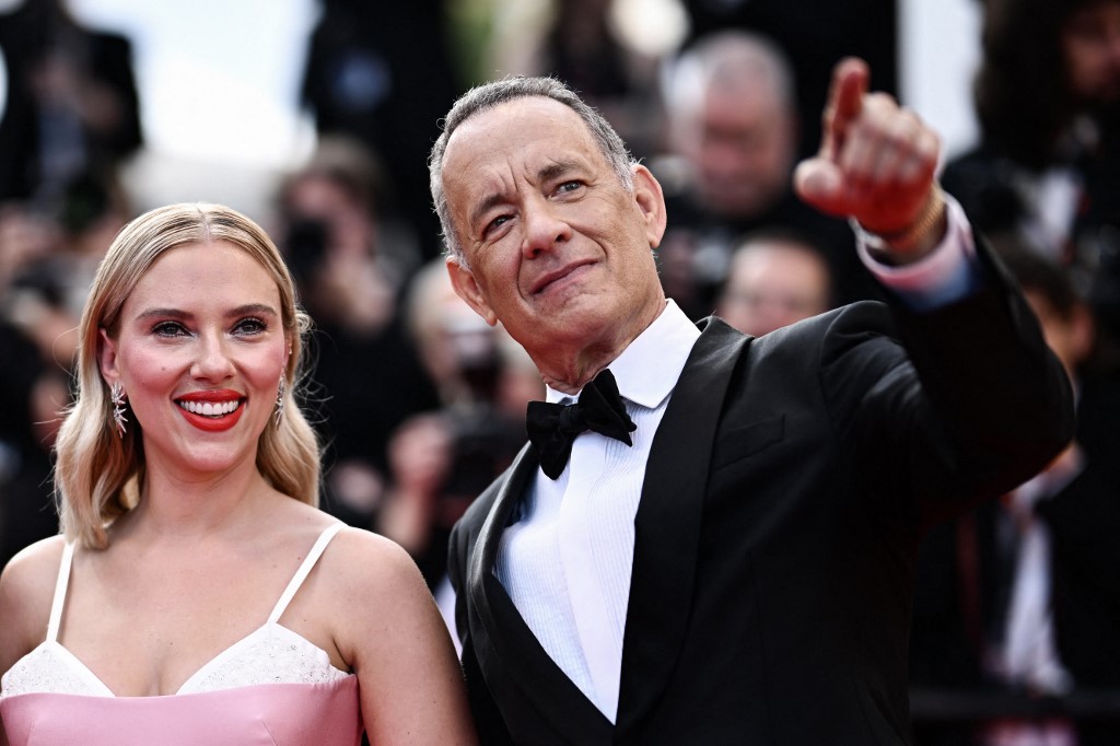 Scarlett Johansson y Tom Hanks en Cannes 2023