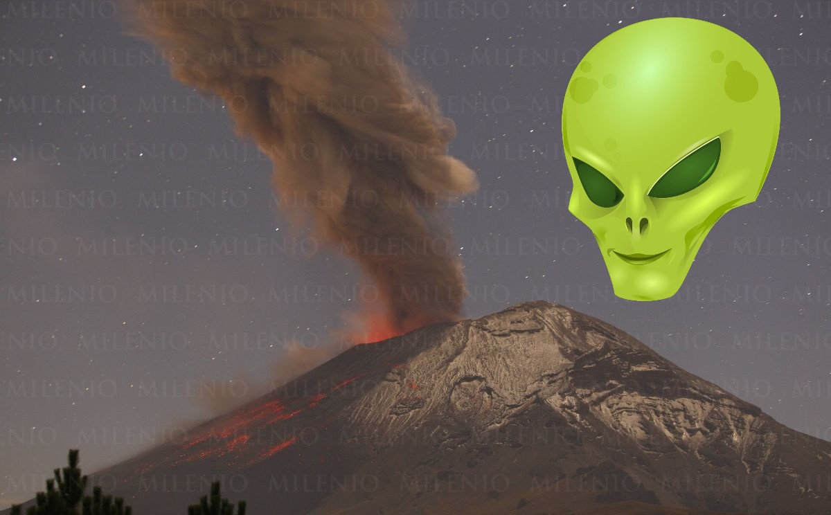Teoría de vida extraterrestre en el volcán Popocatépetl. | ESPECIAL / Andrés Lobato