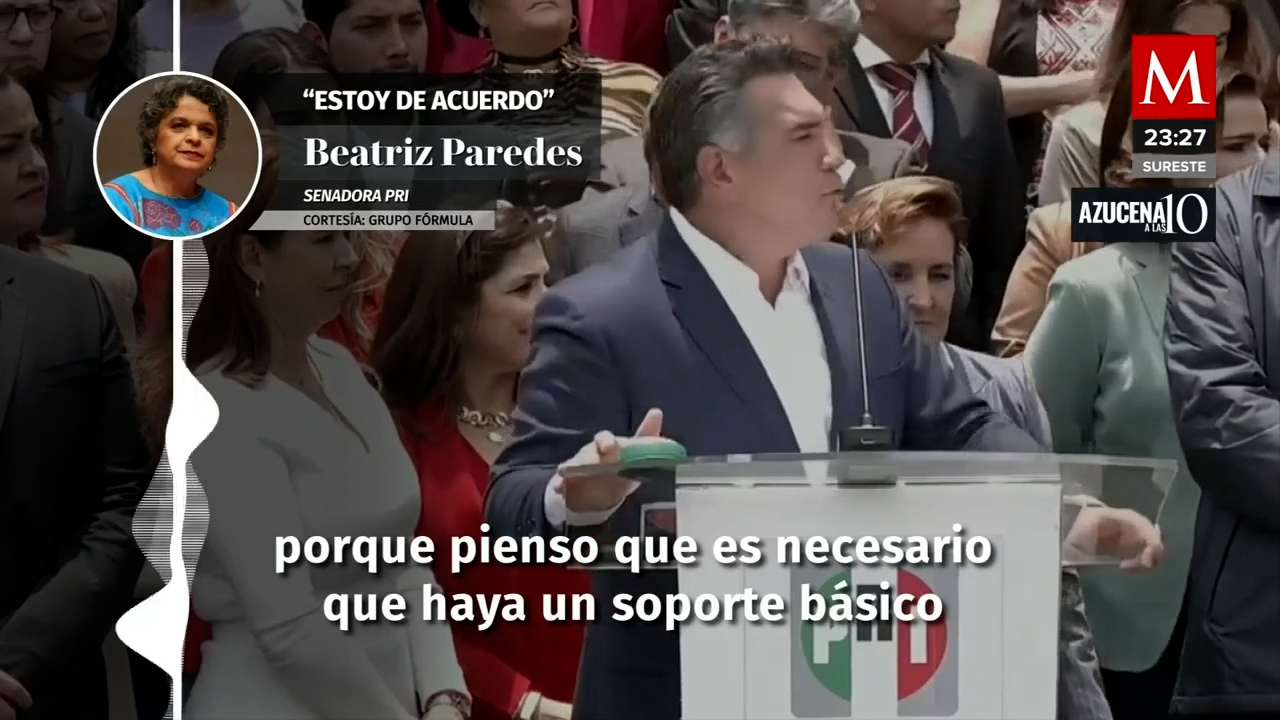 Paredes respalda firmas para definir candidatura presidencial de 2024