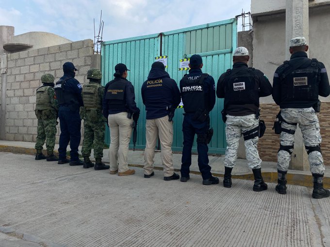 Realizaron cateos la madrugada de este miércoles en el municipio de Tepeapulco.
