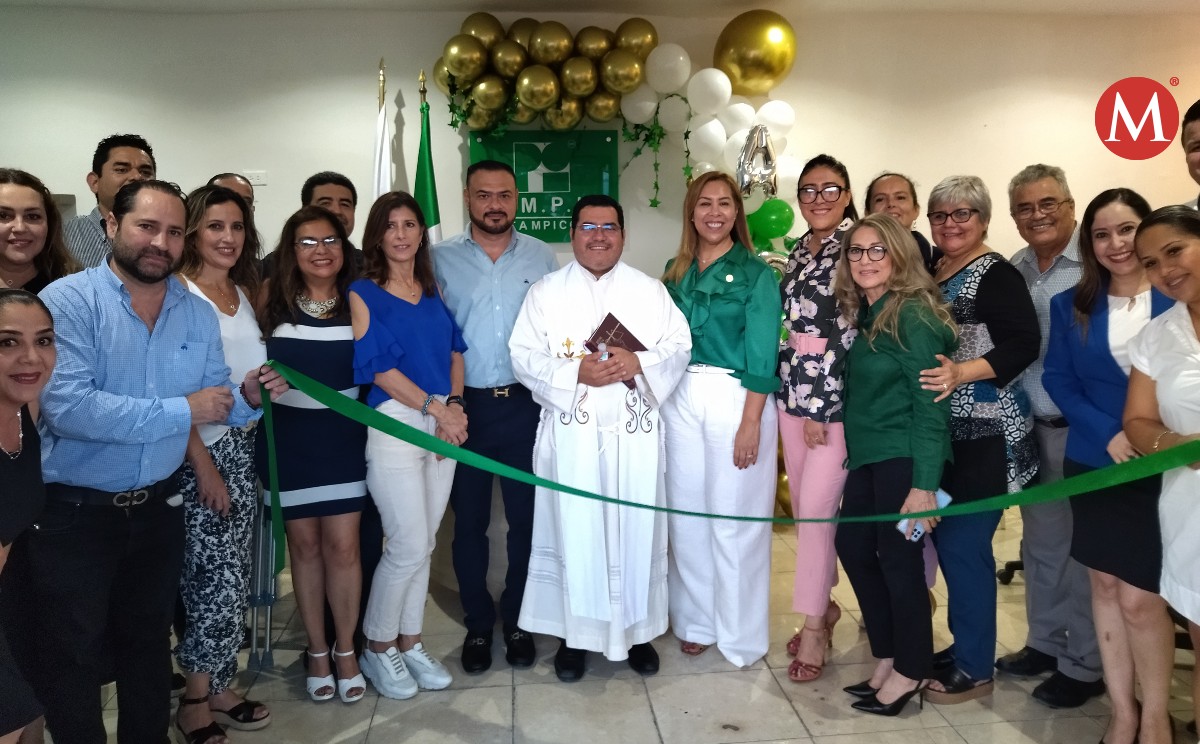 Socios de AMPI Tampico inauguraron sus nuevas oficinas. | Foto: Víctor Durán