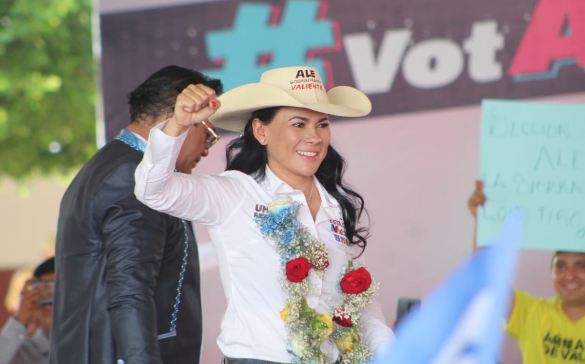 Alejandra del Moral asegura que ganará las elecciones por gubernatura. (Especial)