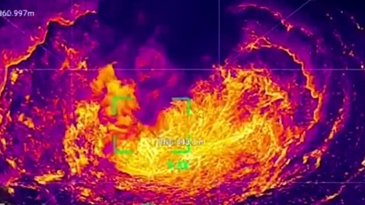 Autoridades monitorean Popocatépetl con dron