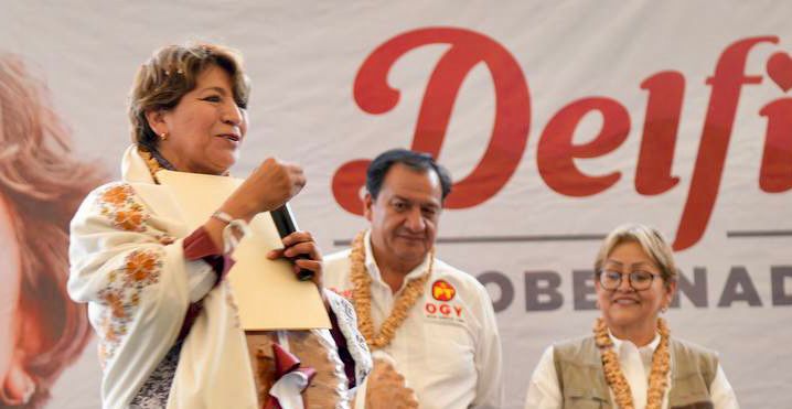 Delfina Gómez pide cuidar las casillas electorales