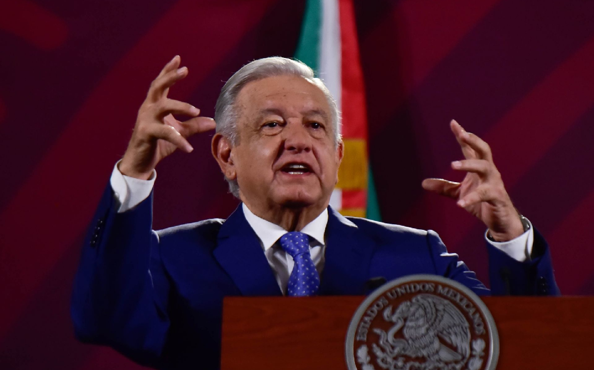El mandatario en su conferencia mañanera del 25 de mayo de 2023. | Cuartoscuro