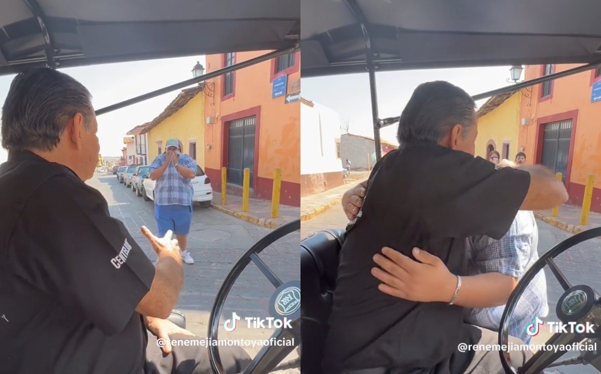 Hombre rompe en llanto al conocer a Martín Vaca | TikTok