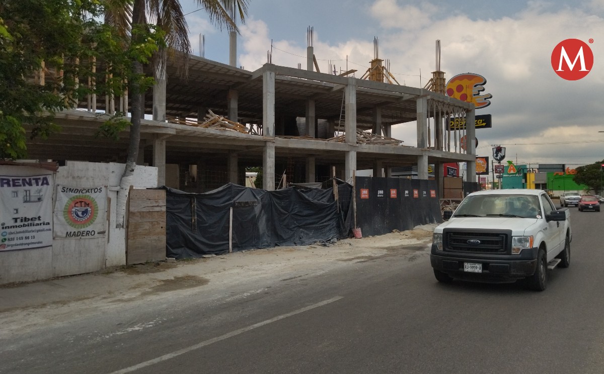 El nuevo hotel se construye sobre la Avenida Tamaulipas de Ciudad Madero.