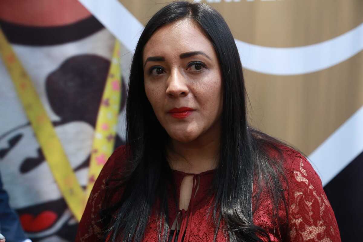 Karina Ramírez Señaló que es importante visibilizar "el doble discurso" ya que muchas veces la sociedad cuestiona que es complicado (Jorge Sánchez)