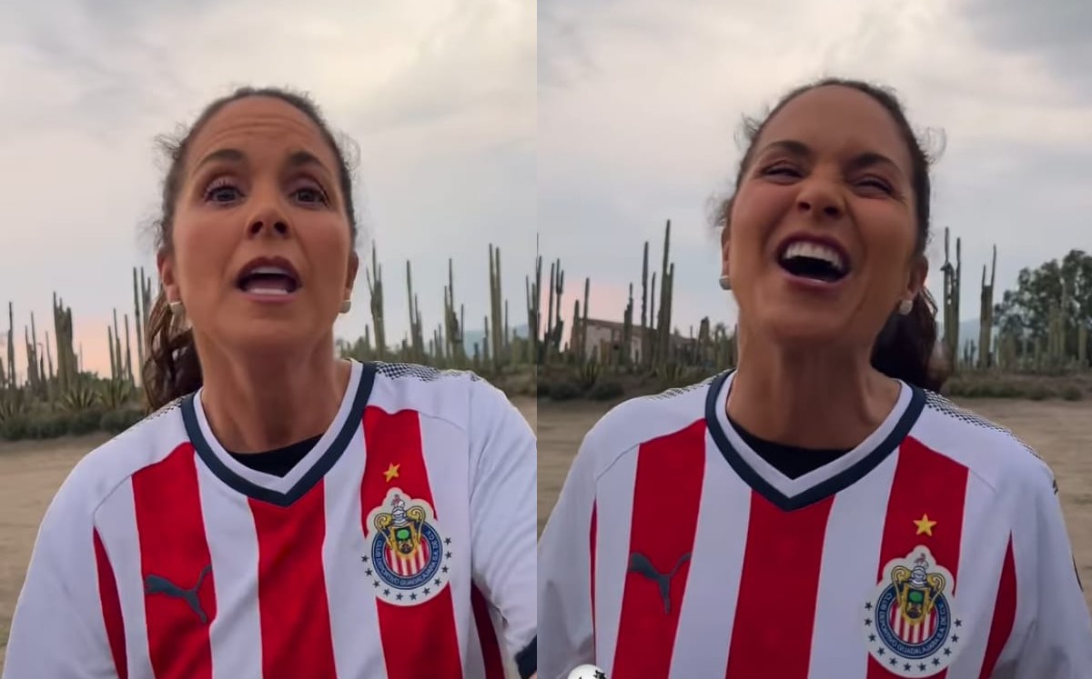Lucero cumple apuesta / captura