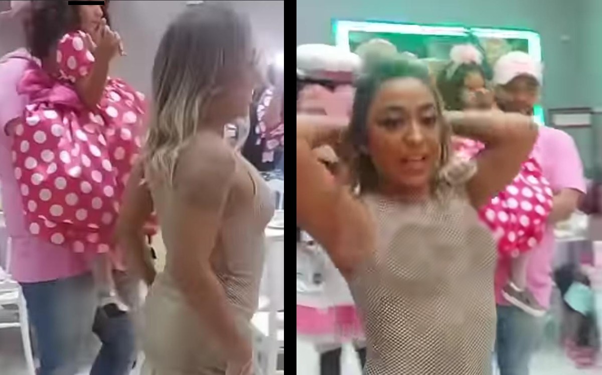 Mujer hace baile de twerk en fiesta de su hija. | ESPECIAL
