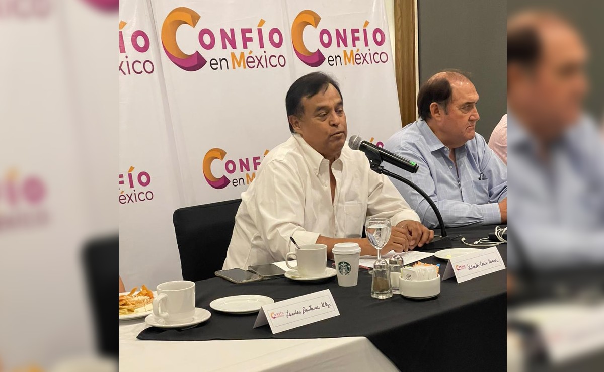 Salvador Cosío Gaona, presidente de Confío en México (Karla Victoria Rodríguez)