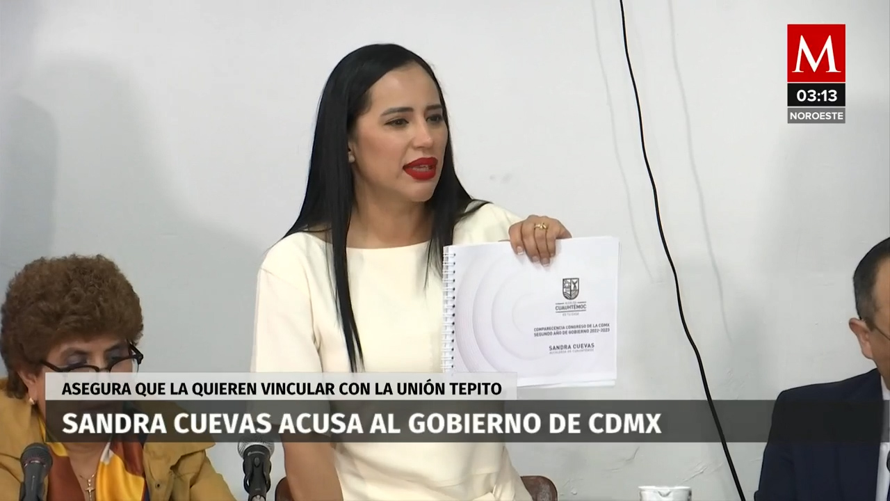 Sandra Cuevas acusa a gobierno de CdMx de vincularla con La Unión Tepito