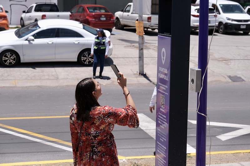 La SISEMH y el municipio de Tlajomulco de Zúñiga inauguran Puntos Púrpura. (Cortesía)