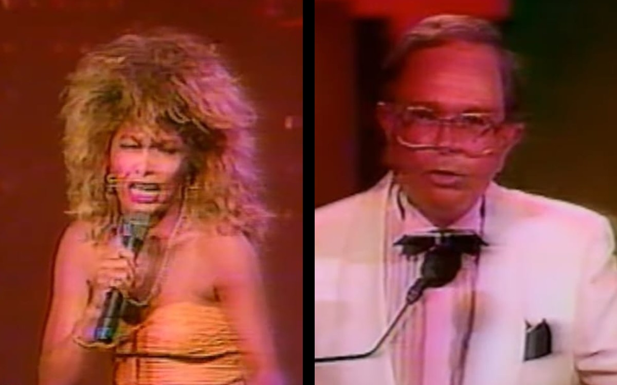 Tina Turner y Raúl Velasco. | ESPECIAL