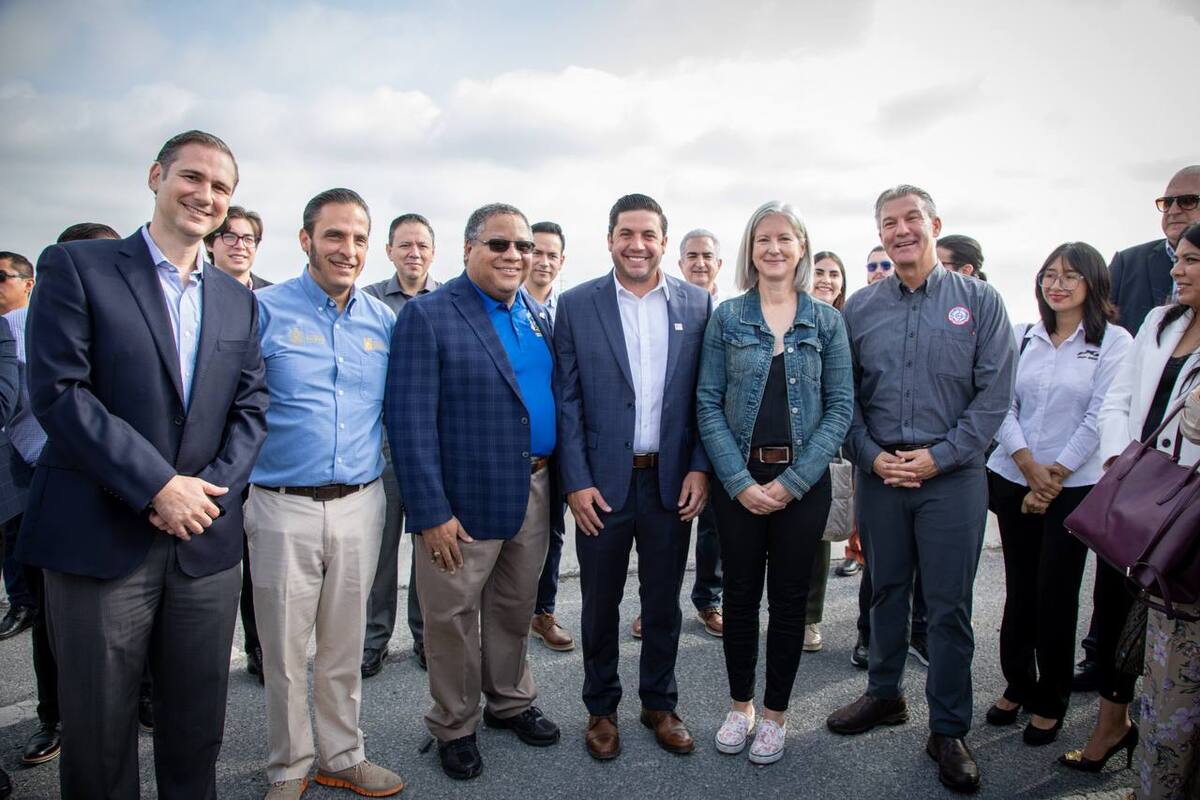 Supervisando el “epicentro” Representantes de NL, EU, Canadá y la IP visitaron el Interpuerto Monterrey: