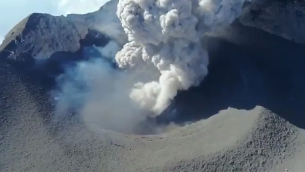 Cenapred, descartó un domo de lava en el cráter del volcán Popocatépetl