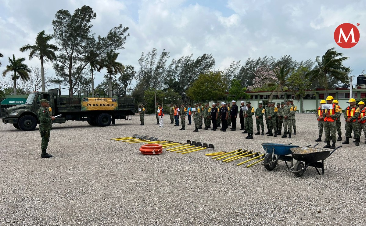 Listo Ejército Mexicano para aplicar plan DN-III en norte de Veracruz