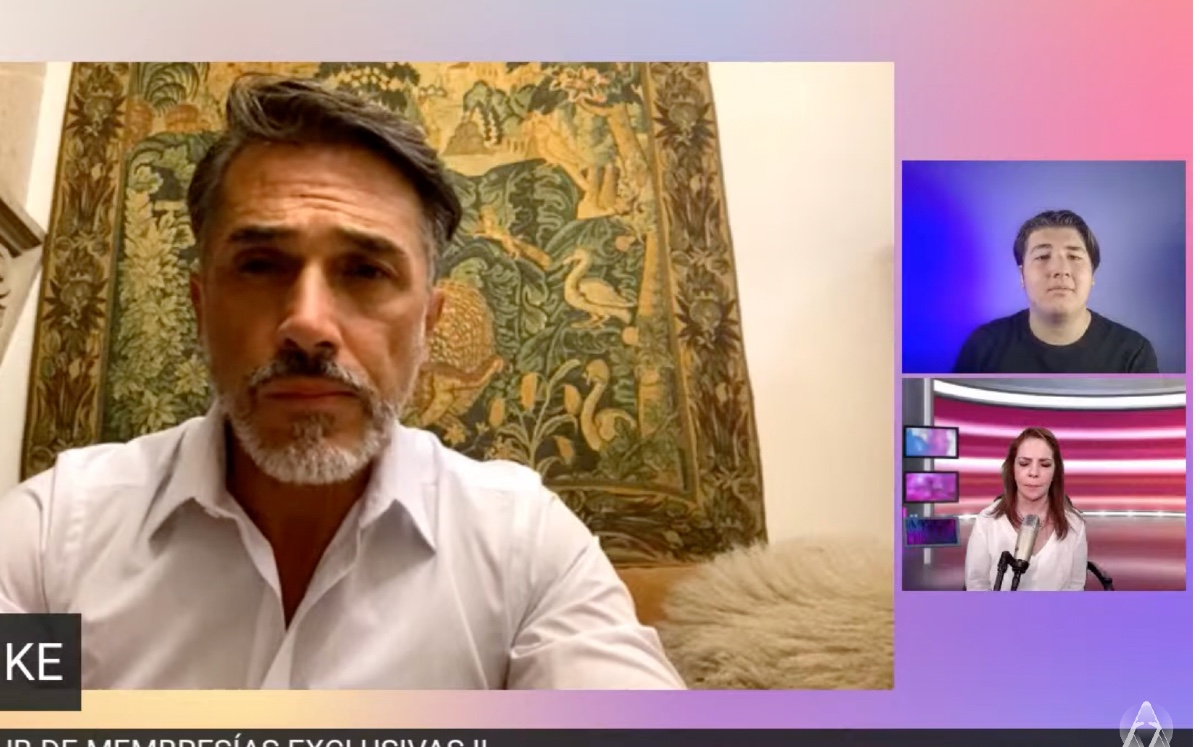 Sergio Mayer dejó ver que estaba en ropa interior durante una entrevista en vivo | ESPECIAL