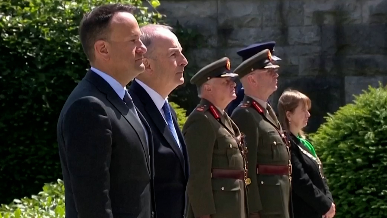 Conmemoran a las personas fallecidas por la guerra civil irlandesa en Dublín