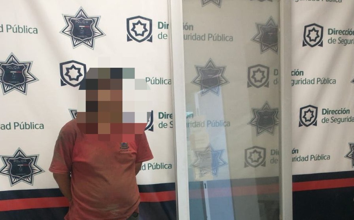 El hombre quedó detenido. (Especial )