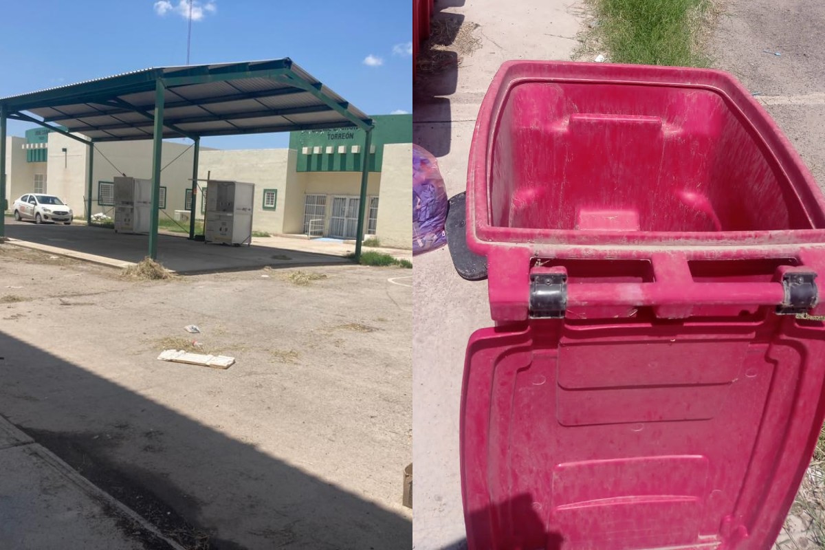 Los ladrones abrieron los contenedores de Residuos Peligrosos Biológico Infecciosos. | Especial
