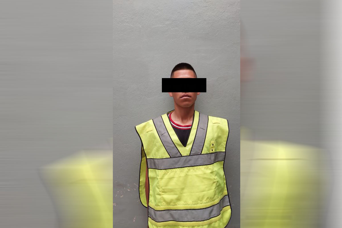 Luis 'N' de 27 años quedó detenido por agredir a sus familiares. | Especial