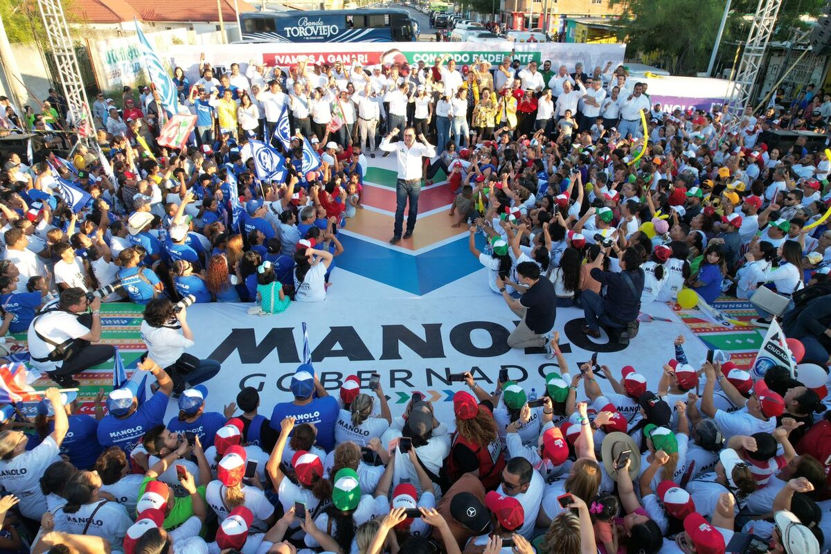 Manolo Jiménez en Acuña, Coahuila. | Especial